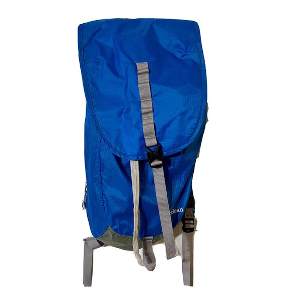 L.L. Bean Bags Ll Bean Backpack Lightweight Blue Grey Nylon
